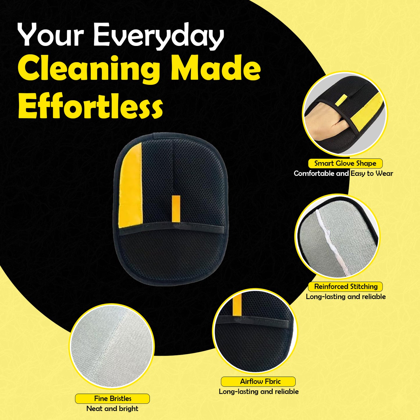 Electrostatic Pet Hair Remover Glove